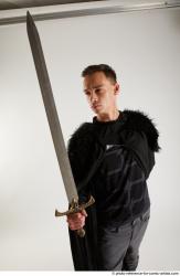 Claudio BLACK WATCH STANDING POSE WITH SWORD 2